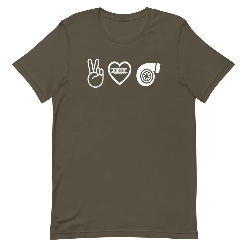 Peace Love Turbos Tee